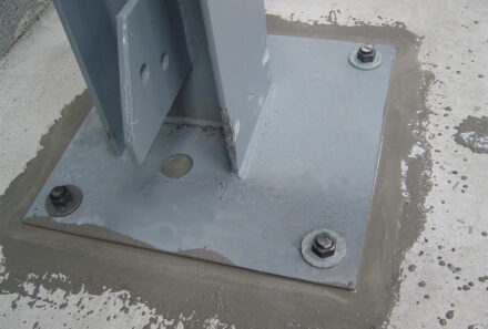Comparison of cement grout and epoxy grout